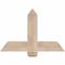 Ekena Millwork Eugene Smooth Timber Gable Bracket, Douglas Fir, 36"W x 24"H x 3 1/2"D x 5 1/2"F, 16/12 Pitch GBW036X24X0406EUG00SDF - alternate 1